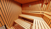 Produkt: Prosklený cedrový saunový domek 230x210 cm - typ 1 (2)