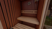 Produkt: Prosklený cedrový saunový domek 135x135 cm (2)