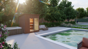 Produkt: Prosklený cedrový saunový domek 230x210 cm - typ 1 (2)