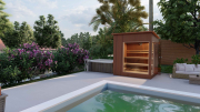 Produkt: Prosklený cedrový saunový domek 230x210cm typ-2 (3)