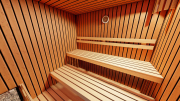 Produkt: Prosklený cedrový saunový domek 230x210cm typ-2 (2)