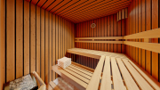 Produkt: Prosklená cedrová sauna 200x200cm - typ 1 (3)
