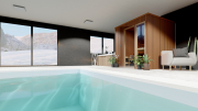 Produkt: Prosklená cedrová sauna 200x200cm - typ 1 (4)